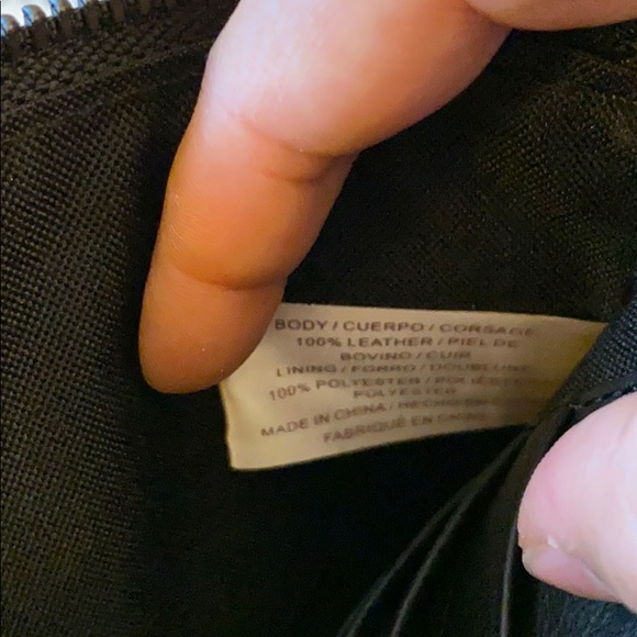 Etienne Aigner Leather Adeline Black Wrislet - Picture 6 of 8